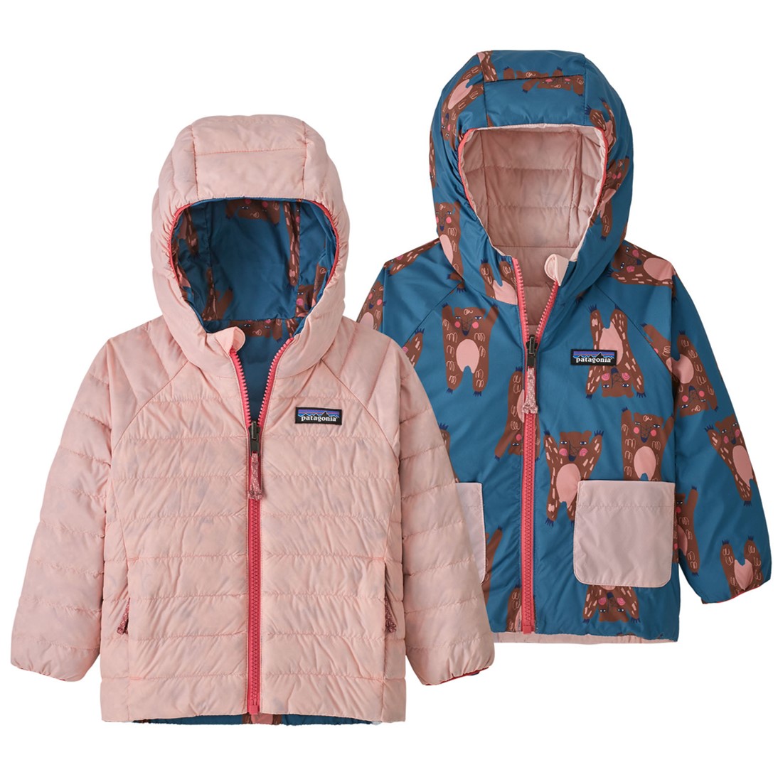 Chaqueta Baby Reversible Down Sweater Hoody