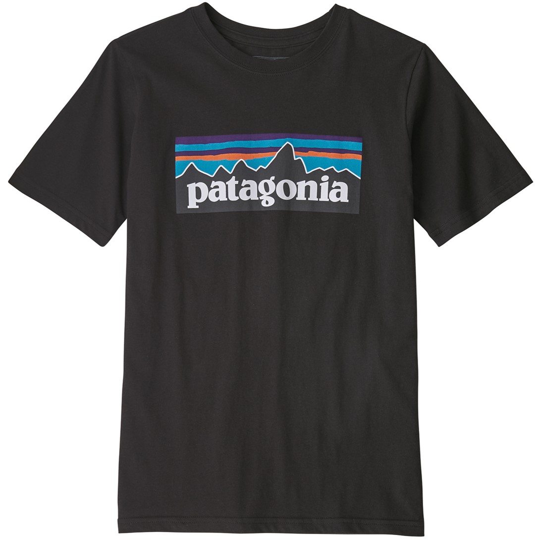 Polera P-6 Logo Organic Niño Negra