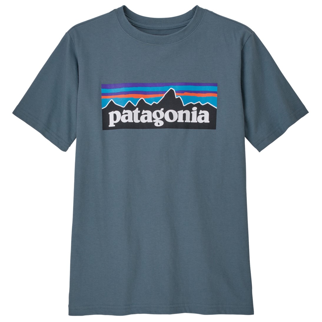 Polera P-6 Logo Organic Niño Gris - Imagen 2