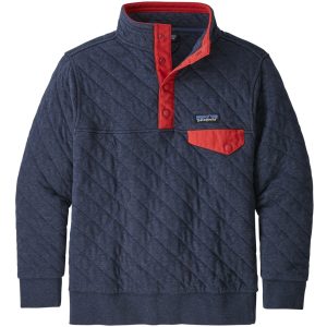 Polerón Organic Cotton Quilt Snap-T P/O Niños Azul