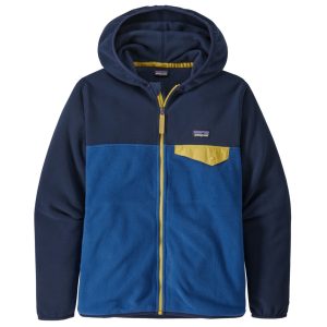 Polar Micro-D Snap-T Jacket Niño Azul/Amarillo