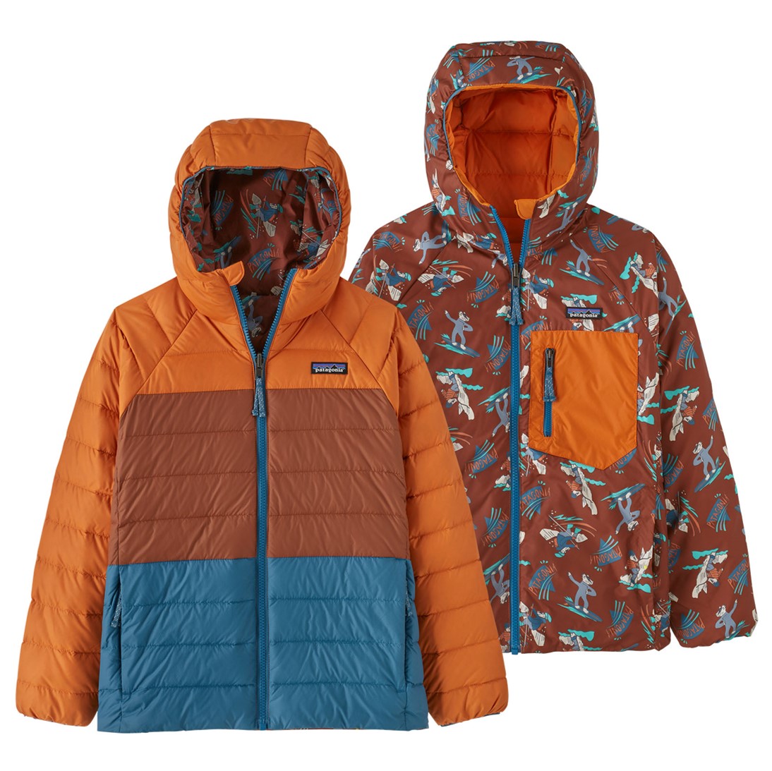 Chaqueta de Niños Reversible Down Sweater Hoody - Imagen 2