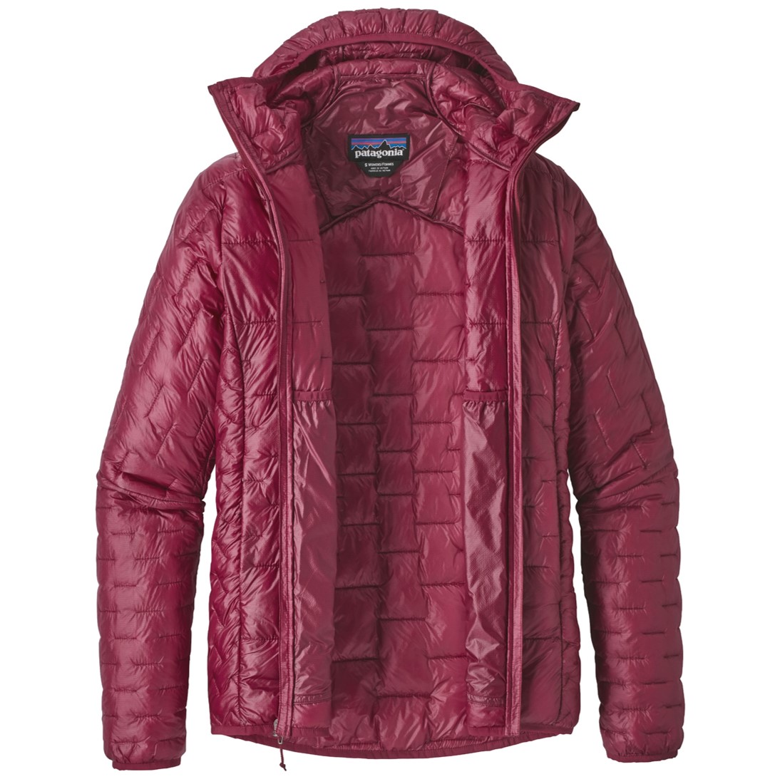Parka Sintética Micro Puff Hoody Mujer Rojo - Imagen 3