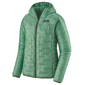 Chaqueta Micro Puff Hoody Mujer Verde