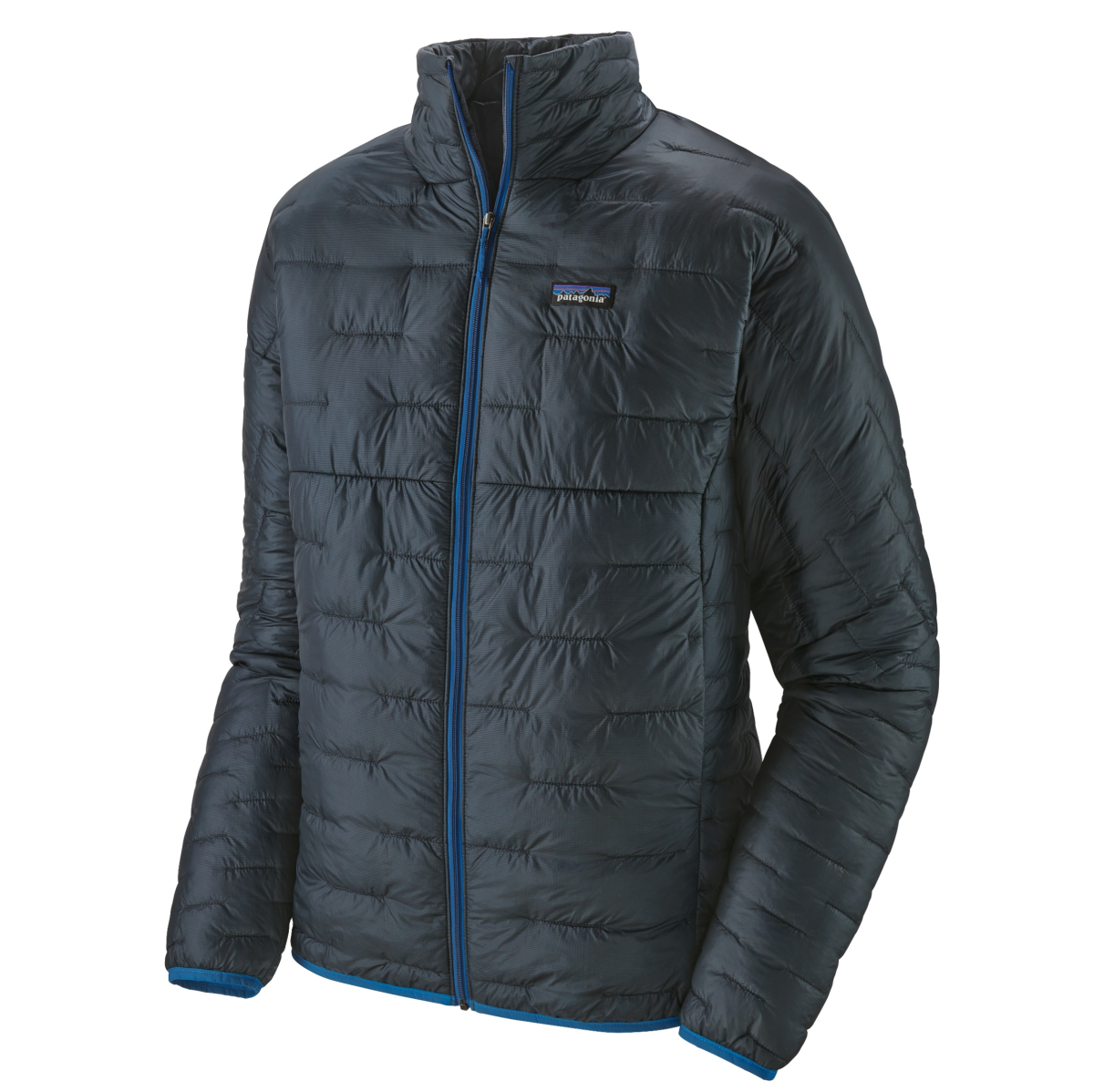 Parka Sintética Micro Puff Jacket Hombre Azul