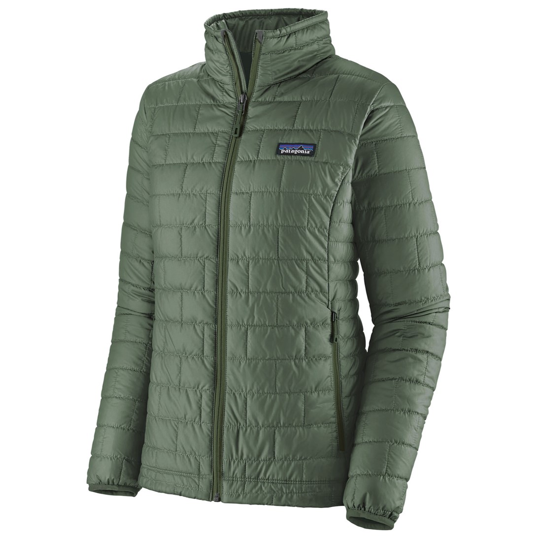 Parka Sintética Nano Puff Jacket Mujer Verde - Imagen 2