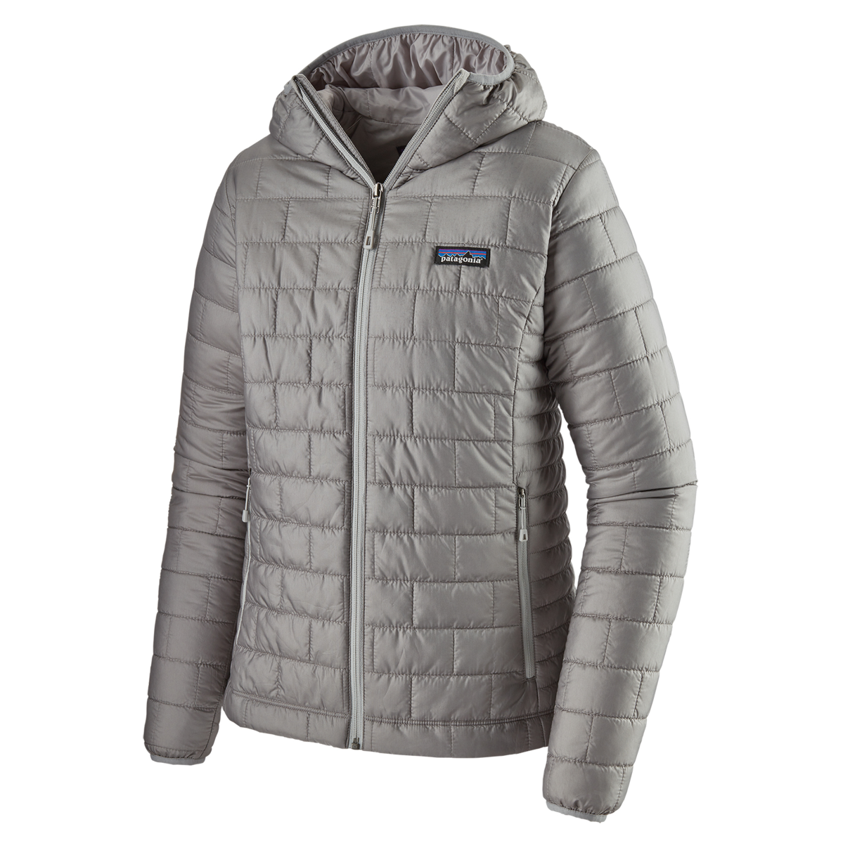 Parka Mujer Sintética Nano Puff Hoody Gris - Imagen 2