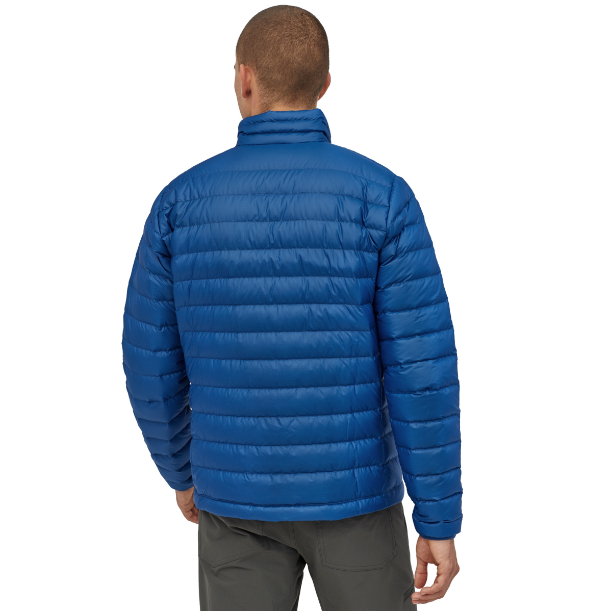 Parka Pluma Down Sweater Jacket Hombre Azul - Imagen 4
