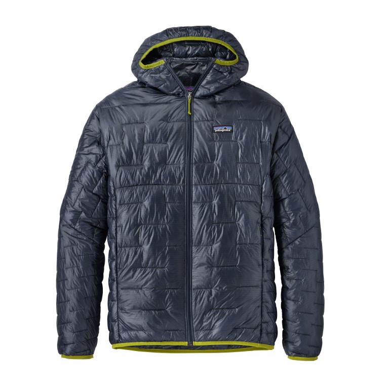 Parka Sintética Micro Puff Hoody Hombre Azul