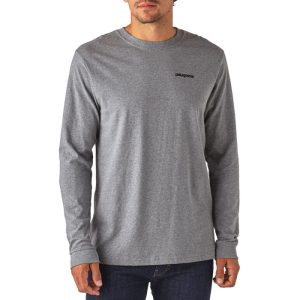 Polera Manga Larga P-6 Logo Hombre Gris