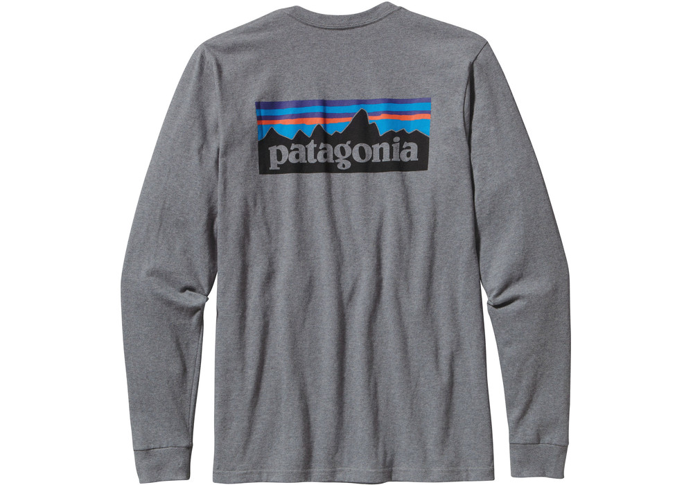 Polera Manga Larga P-6 Logo Hombre Gris - Imagen 4