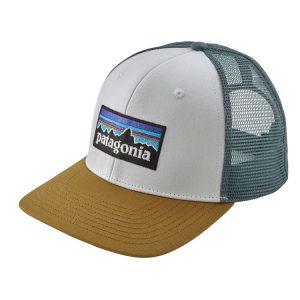 Jockey P-6 Logo LoPro Trucker Café / Blanco