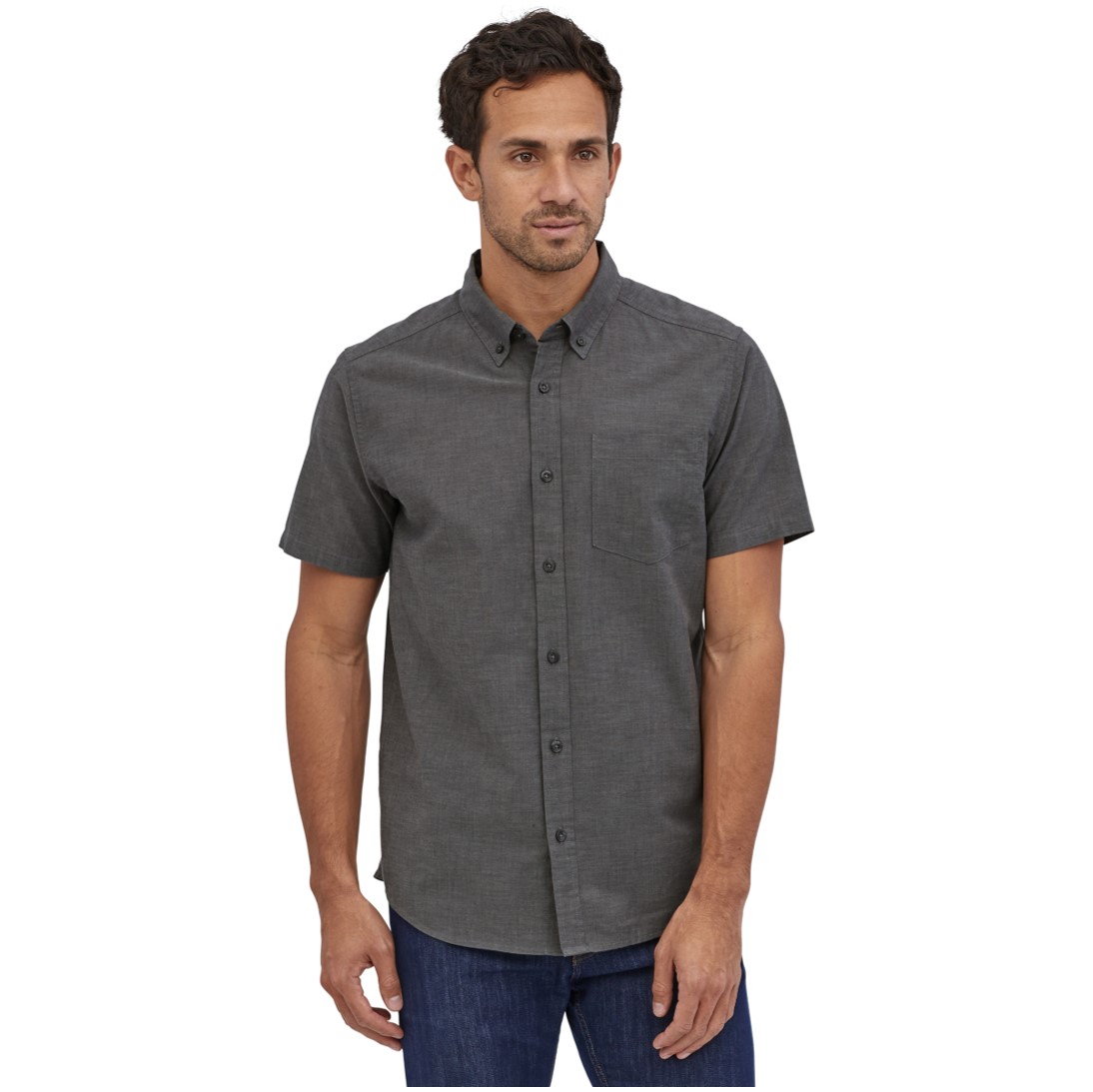 Camisa Bluffside LW Hombre Negra - Imagen 3