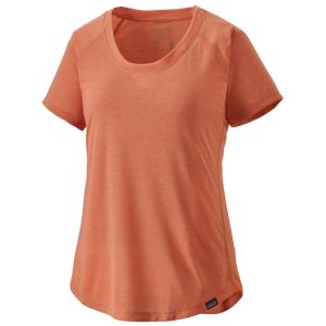 Polera Cap Cool Trail Mujer Naranja