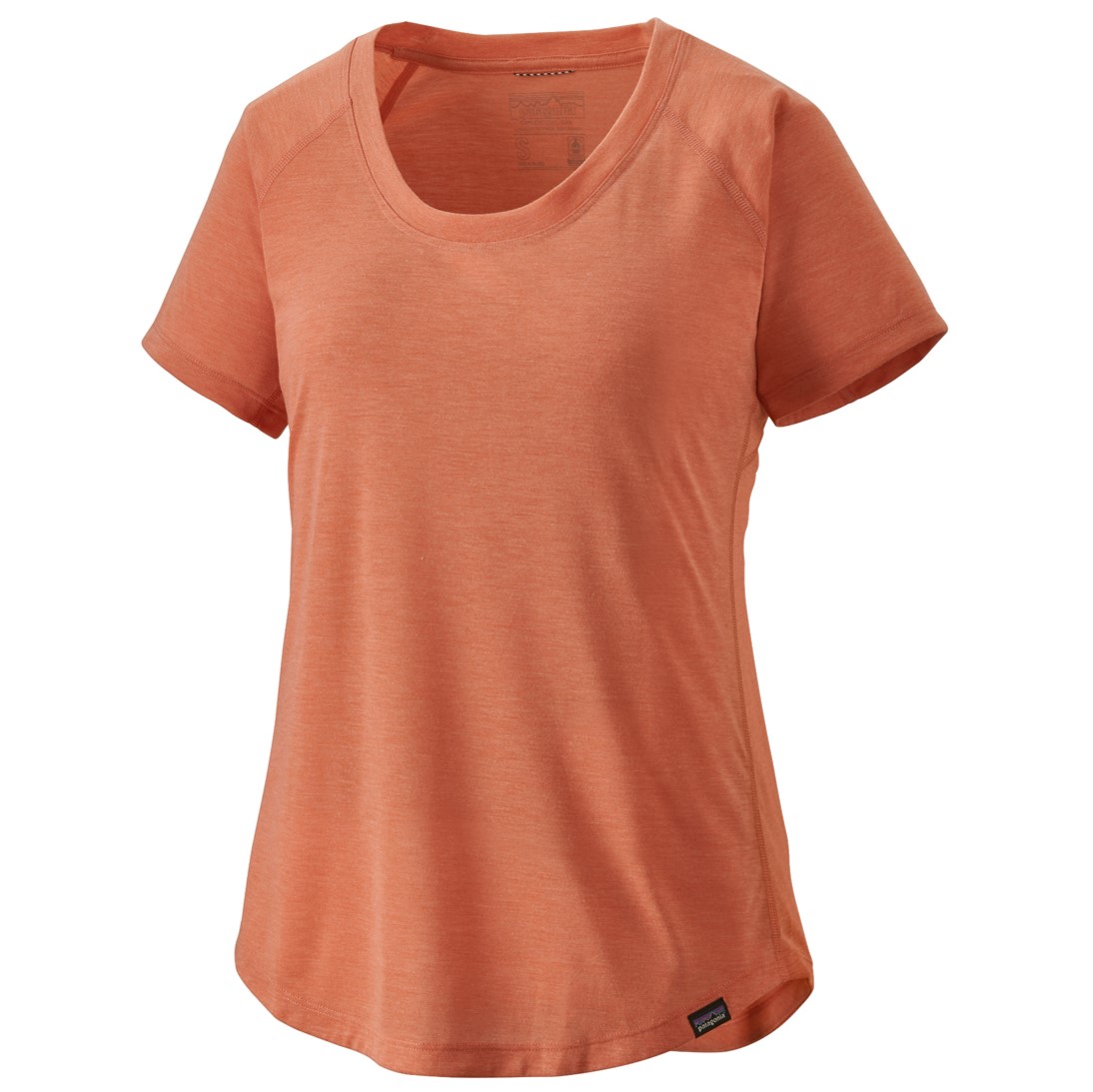 Polera Cap Cool Trail Mujer Naranja