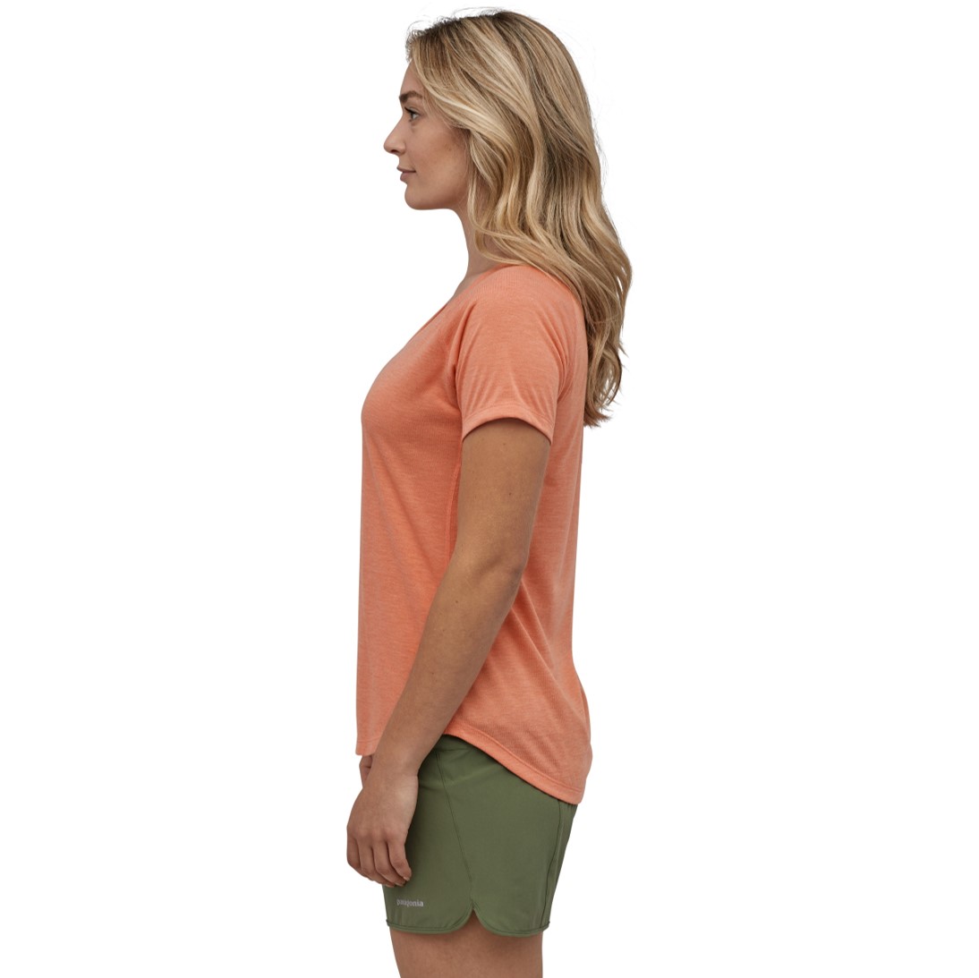 Polera Cap Cool Trail Mujer Naranja - Imagen 4