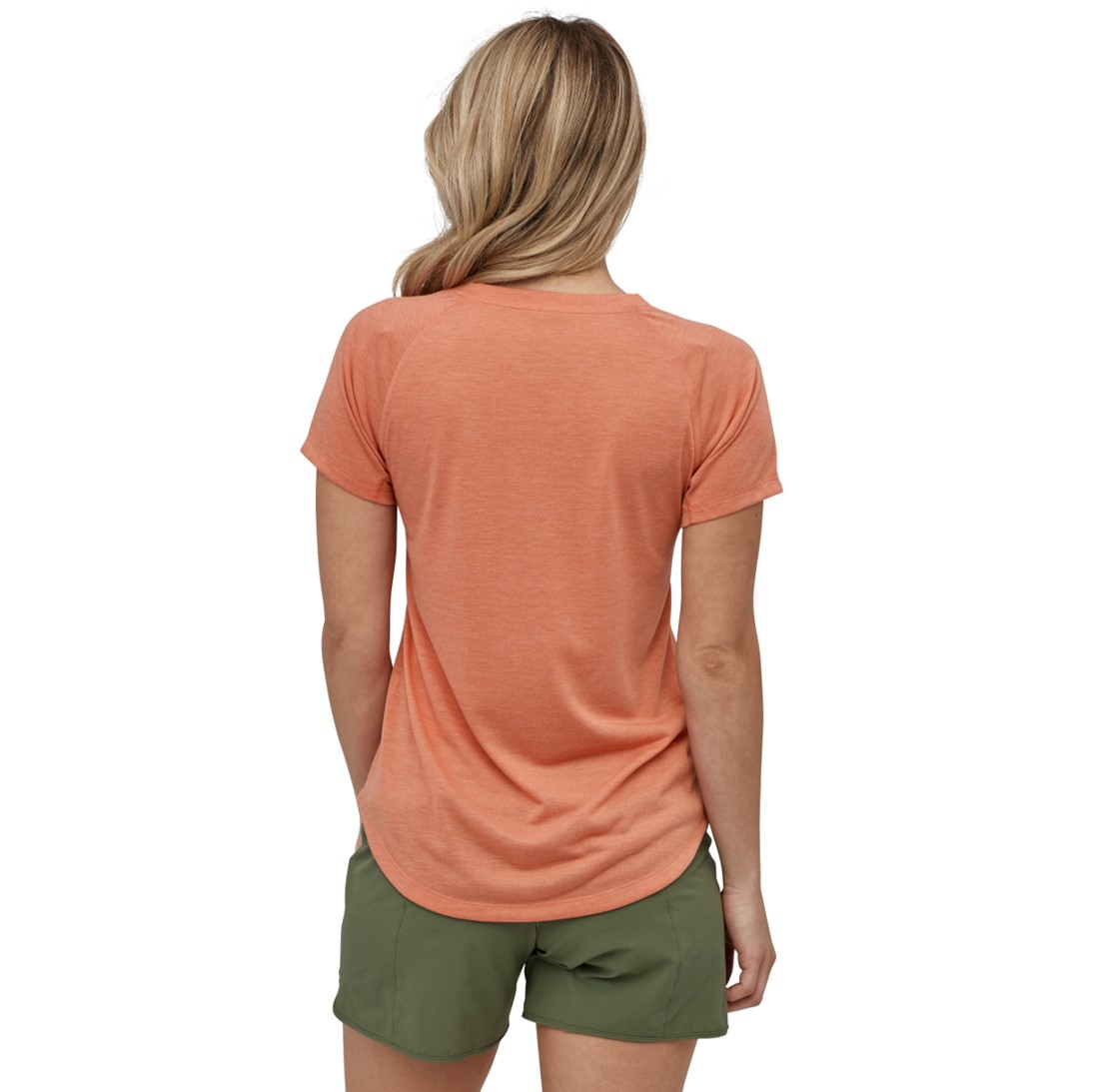 Polera Cap Cool Trail Mujer Naranja - Imagen 5