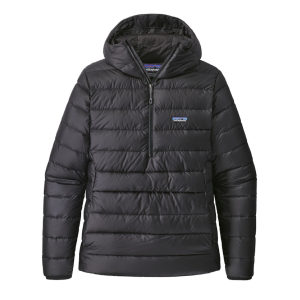 Parka Pluma Down Sweater Hoody Pullover Hombre Negro
