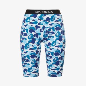 A BATHING APE ABC Blue Camo Shorts