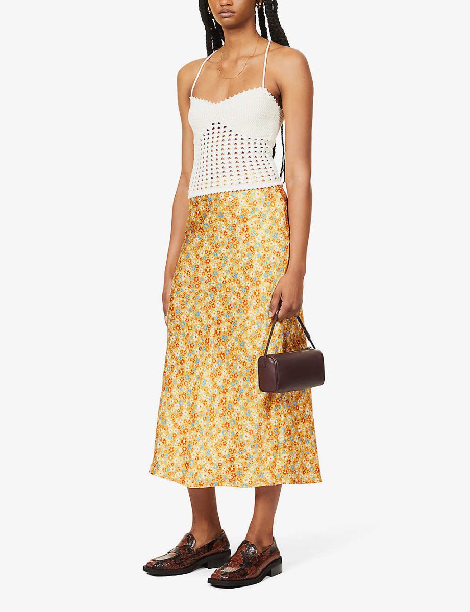 Reformation Cream Jodie Open Knit Tank Top - Imagen 4
