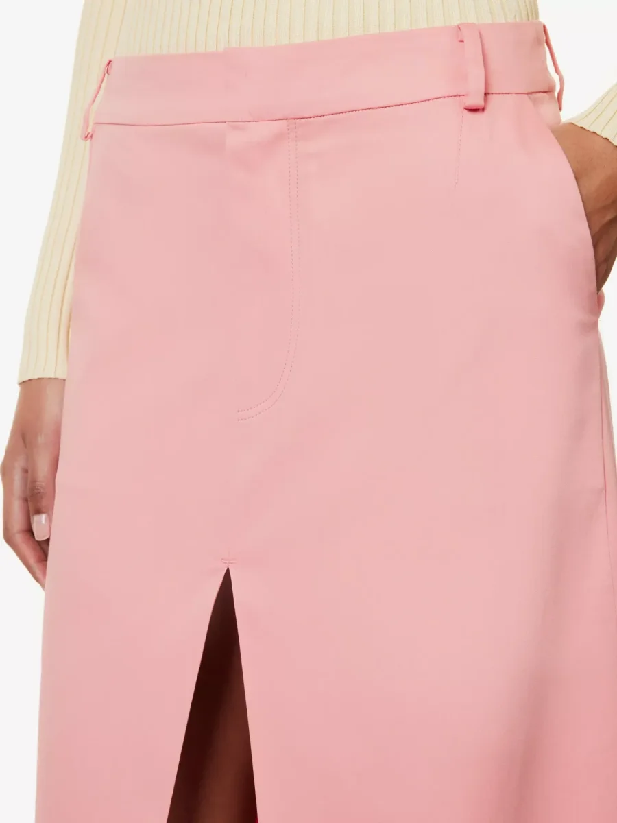 SIR. Giacomo Pink Split Front Midi Skirt - Imagen 5