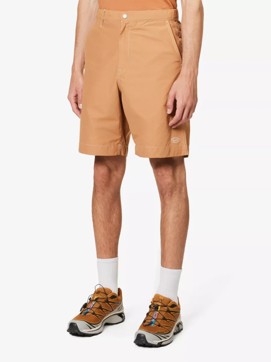 Snow Peak Light Mountain Brown Cloth Shorts - Imagen 5