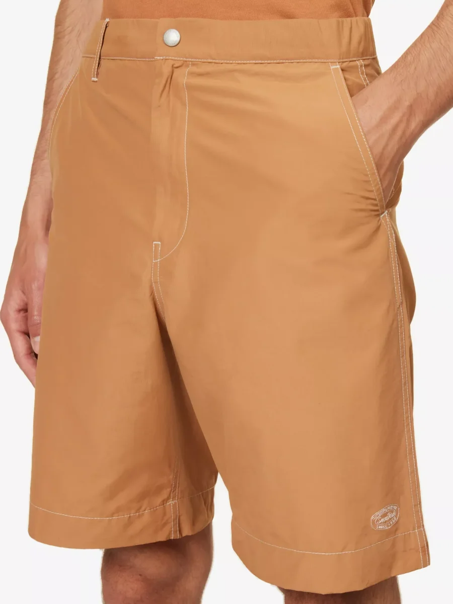 Snow Peak Light Mountain Brown Cloth Shorts