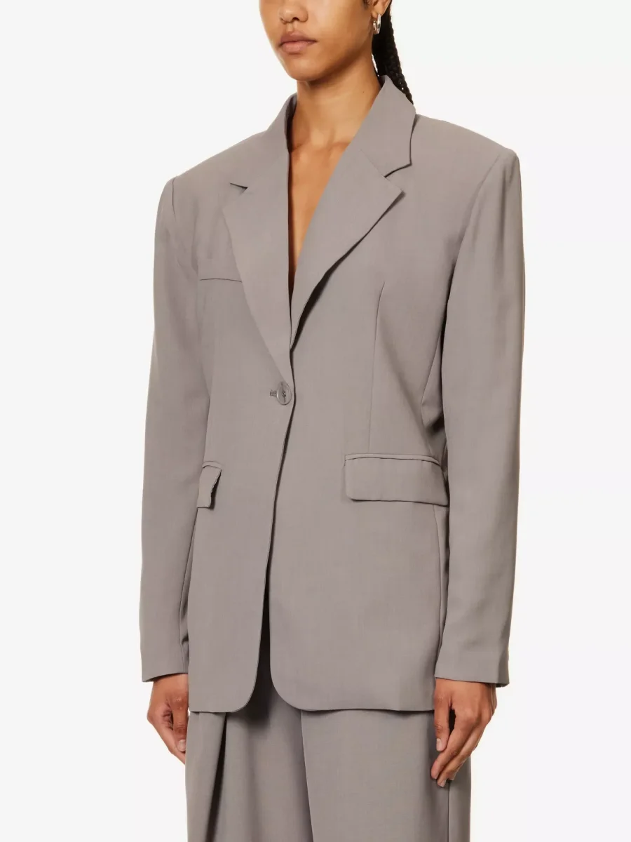BAYSE Marzia Padded Shoulder Regular Fit Woven Blazer - Imagen 3