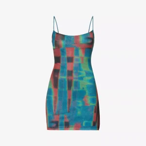 MIAOU Anya Rust Print Mini Dress