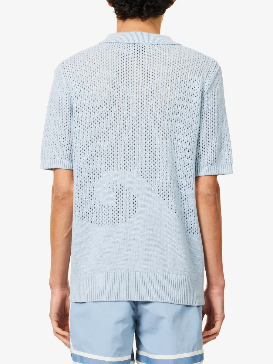 Che Ondas Short-Sleeves Cotton-Knit Polo Shirt - Imagen 5
