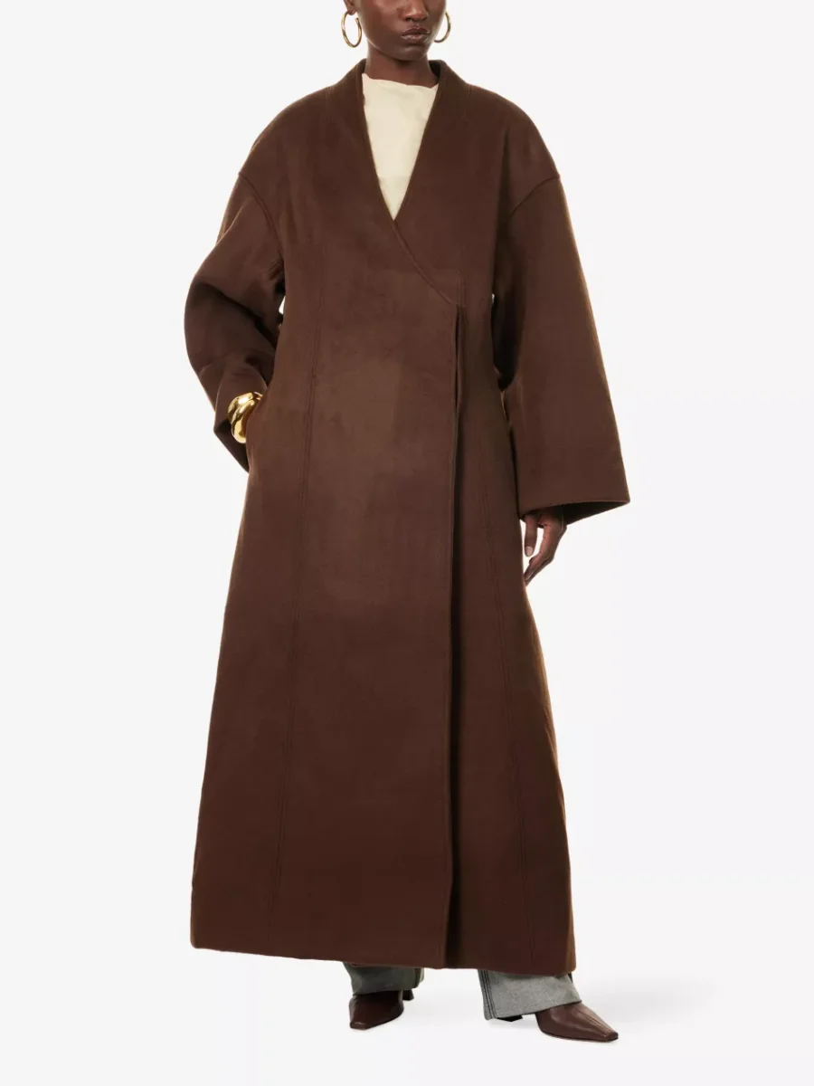 Entire Studios Rondo Coat Dark Brown - Imagen 2