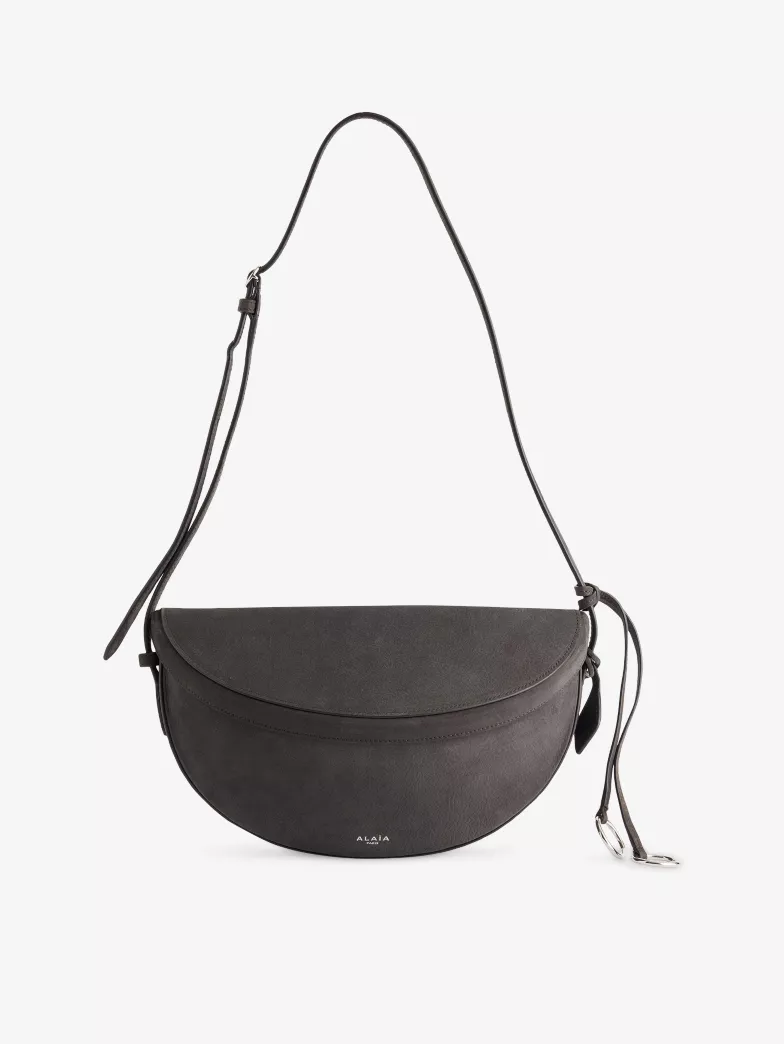 Alaïa Hip East West Nubuck-Leather Cross-Body Bag - Imagen 3