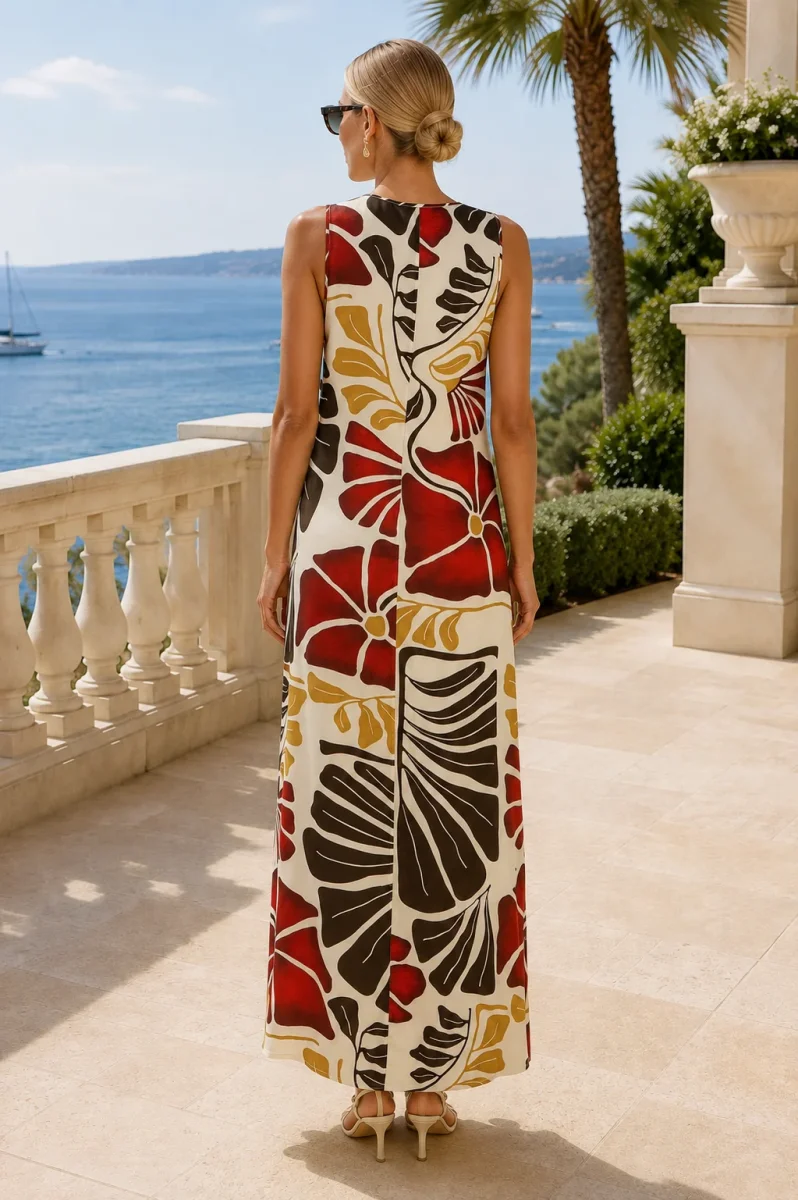 SIR. Julietta Floral Tropical Sleeveless Maxi Dress - Imagen 6