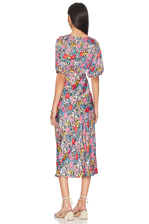 Spell & The Gypsy Last Drinks Bias Floral Midi Dress - Imagen 7