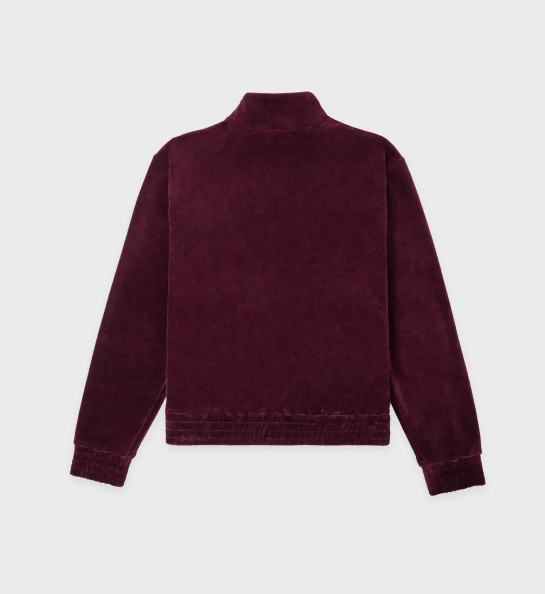 Sporty & Rich Eden 80s New York Health Club Velour Merlot Jacket - Imagen 8