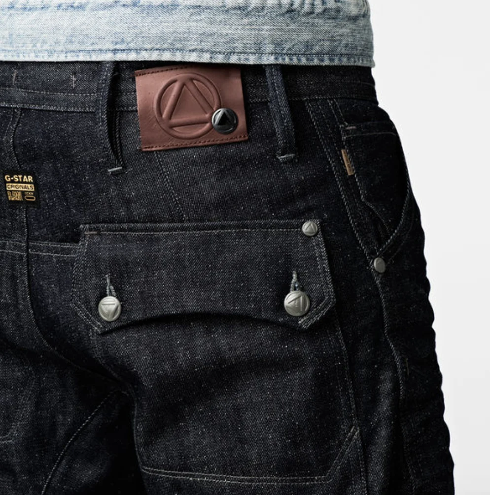G-Star 5620 Ski Performance Denim Water Repellent Loose Tapered 3D Raw Jeans - Imagen 4