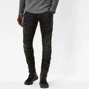 G-Star 5620 Elwood 3D Skinny Slander Black Super Stretch Dark Aged Jeans