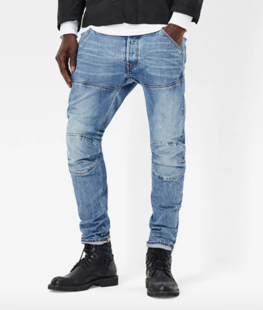 G-STAR 5620 3D Hadron Stretch Denim Medium Aged Jeans - Imagen 2