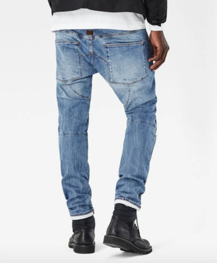 G-STAR 5620 3D Hadron Stretch Denim Medium Aged Jeans - Imagen 3