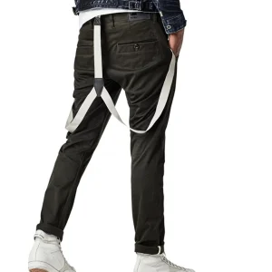G-Star Bronson Slim Chino Pants Dark Olive Green Trousers