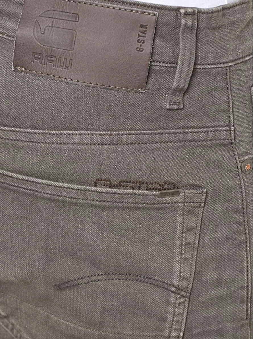 G-Star 3301 Tapered COJ Bull Stretch Twill GS Grey Jeans - Imagen 4