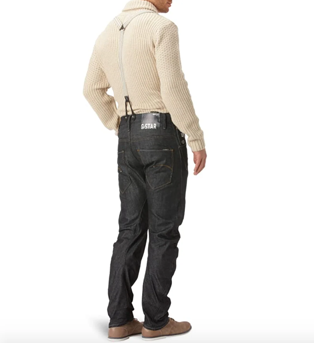 G-Star Arc 3D Loose Tapered Cure Raw Denim Blue Jeans - Imagen 3