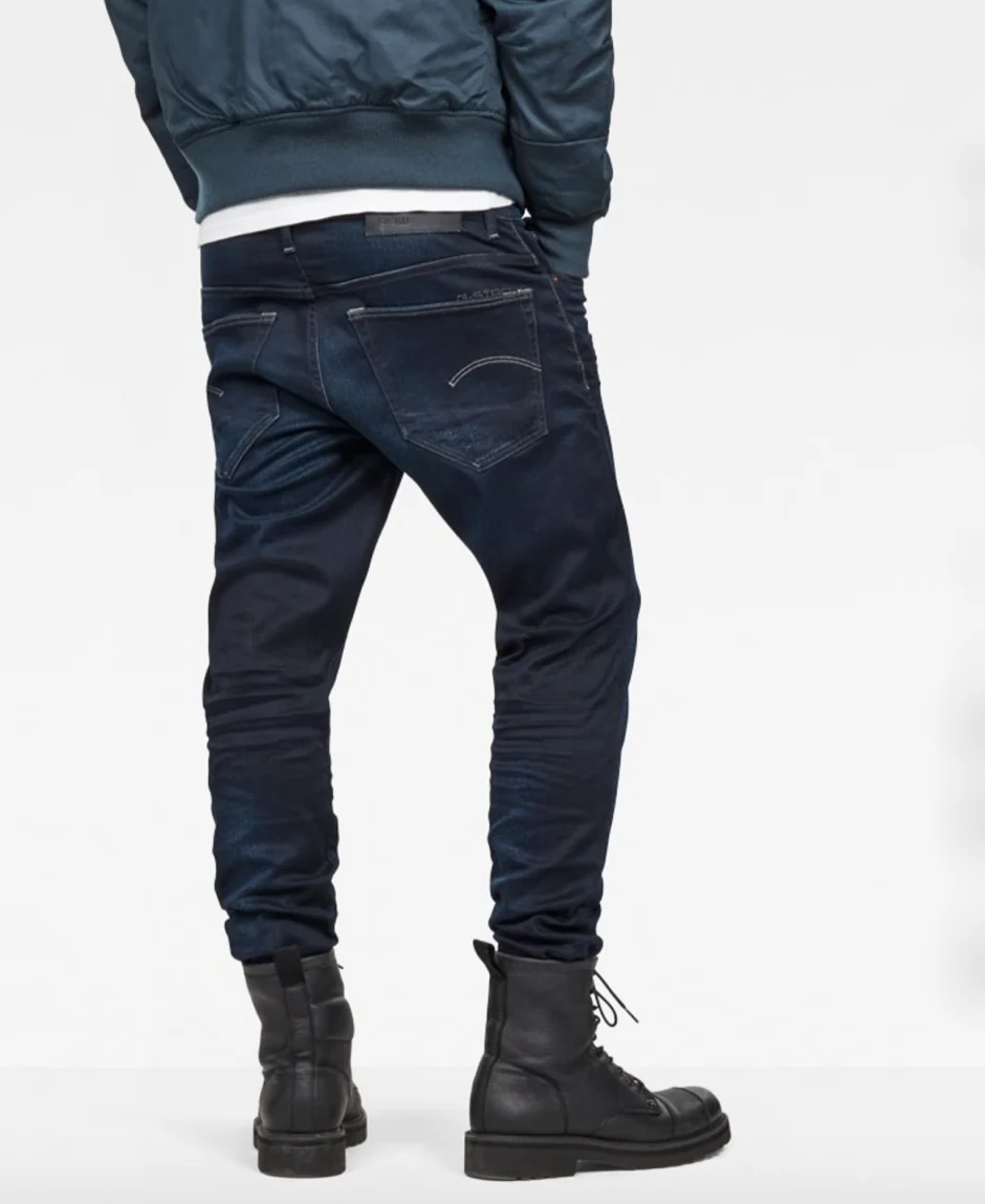 G-Star 3301 Slim Slander Blue Dark Aged Jeans - Imagen 3