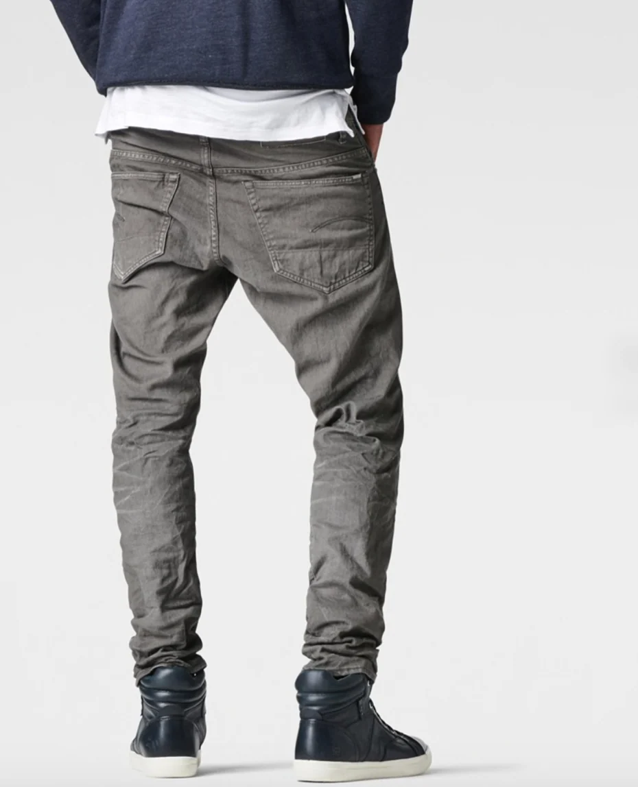 G-Star 3301 Tapered Sandford Twill Grey Jeans - Imagen 3