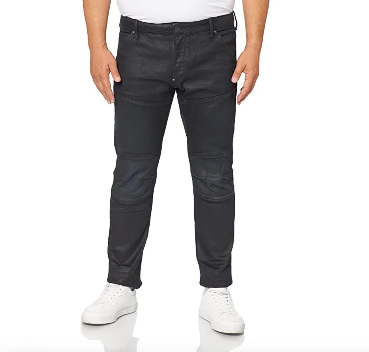 G-Star 5620 Low Tapered Renewed Soot Denim Cobler Wash Dark Grey Jeans - Imagen 2