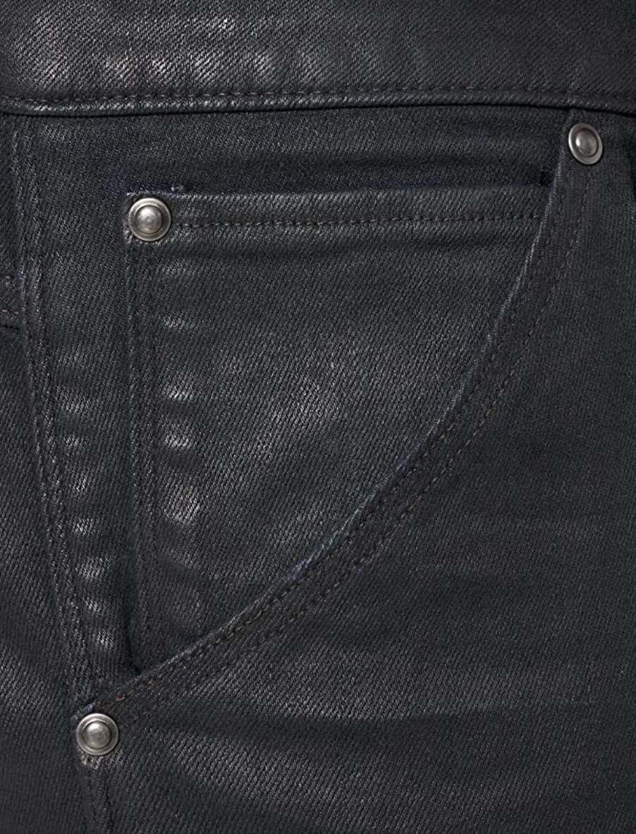 G-Star 5620 Low Tapered Renewed Soot Denim Cobler Wash Dark Grey Jeans - Imagen 4