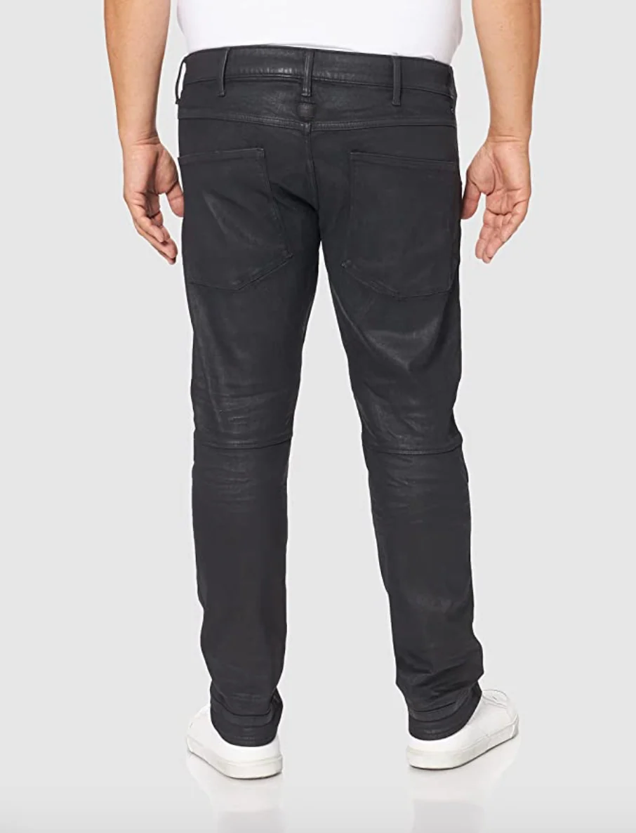 G-Star 5620 Low Tapered Renewed Soot Denim Cobler Wash Dark Grey Jeans - Imagen 5
