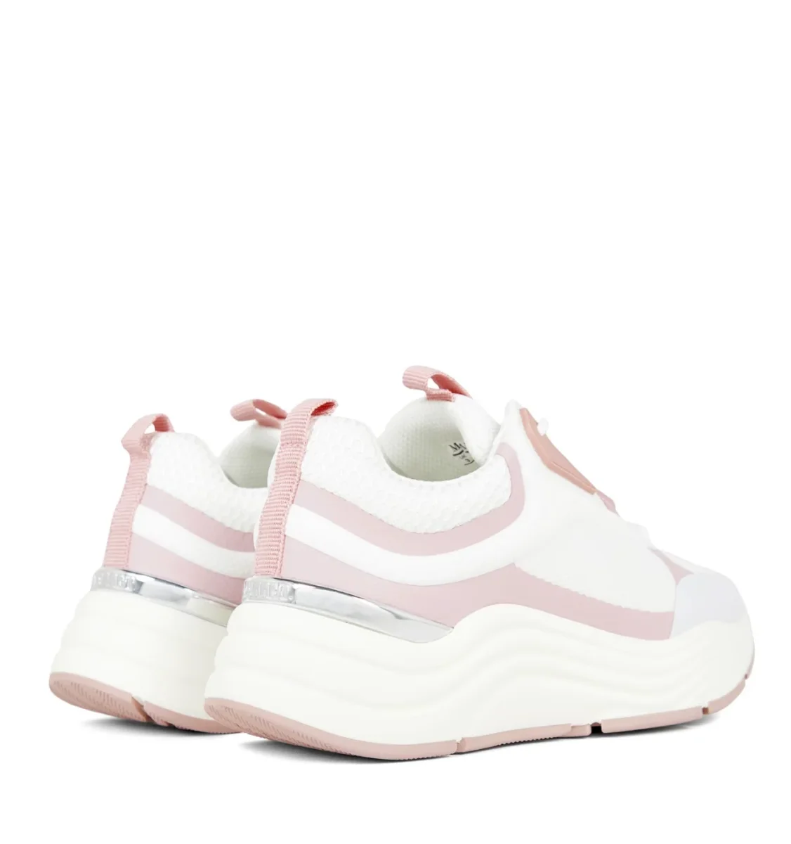 Mallet Cyrus White Mauve Womens Sneakers Trainers - Imagen 6