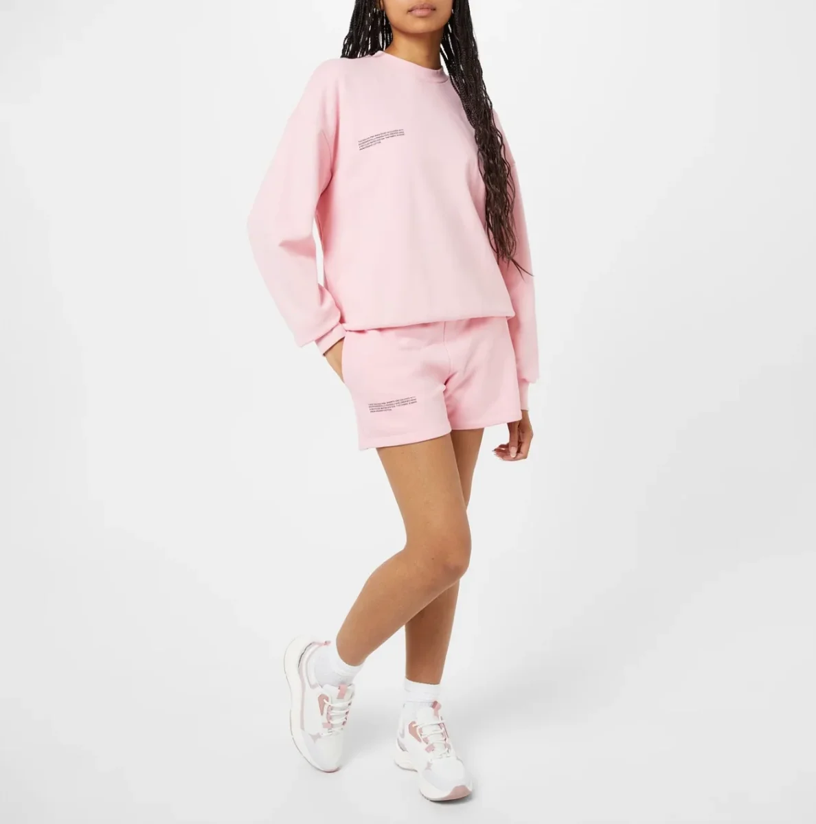 Mallet Cyrus White Mauve Womens Sneakers Trainers - Imagen 7