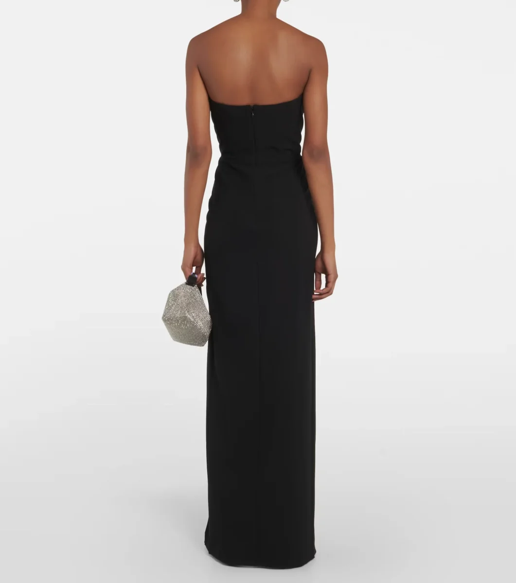 Nensi Dojaka Black Cut Out Maxi Dress - Imagen 6